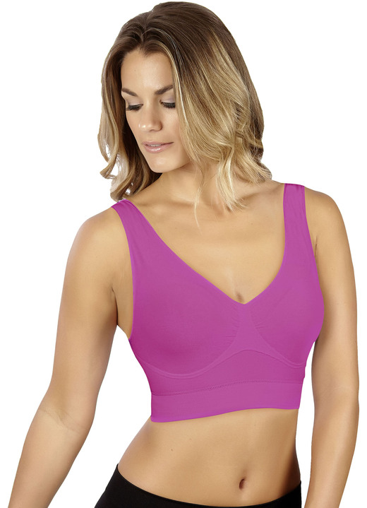 Aktiv- und Sportmode - Wohlfühl-BH, 7er-Pack, in Größe 3XL (52/54) bis XXL (48/50), in Farbe MULTICOLOR Ansicht 1