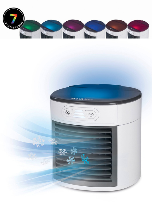 Raumklima - Kompakter Luftkühler, 3-in-1, in Farbe WEISS-GRAU Ansicht 1