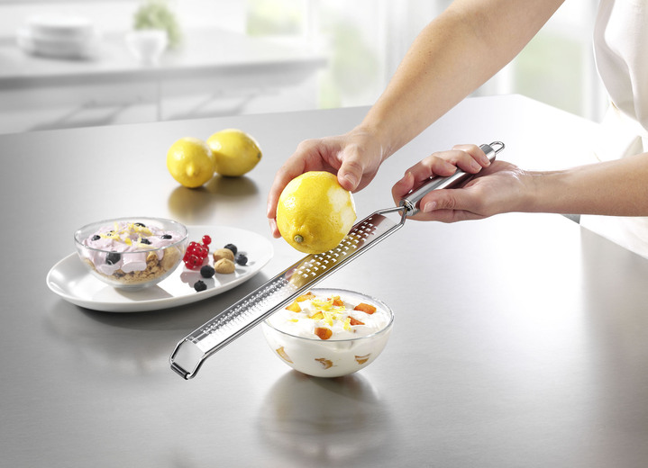 Haushaltshelfer - Zester-Reiben-Set, 2-teilig, in Farbe EDELSTAHL Ansicht 4