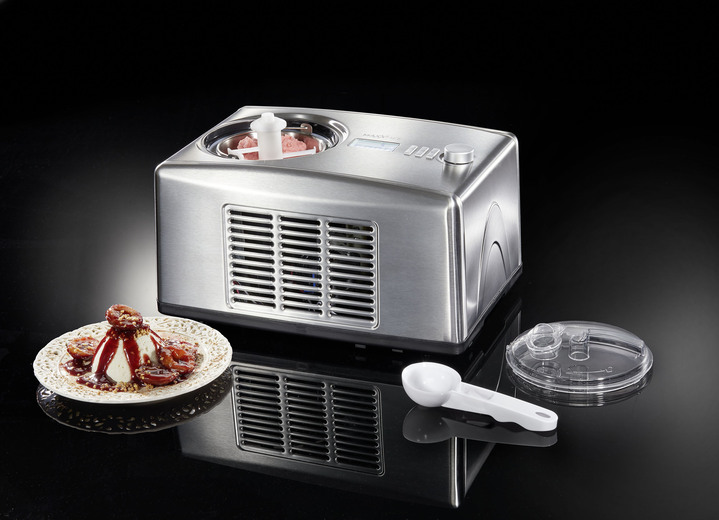 Küchengeräte - Kompressor-Eismaschine für selbstgemachtes Eis ohne Vorkühlen, in Farbe EDELSTAHL Ansicht 1