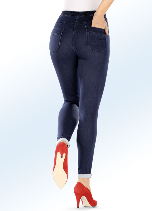 Hosen - Super softe Jegging-Jeans, in Größe 017 bis 050, in Farbe JEANSBLAU Ansicht 8