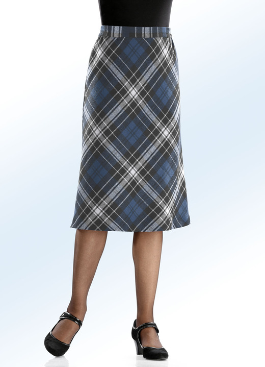 Röcke - Rock in schicker A-Linie Ansicht 2 Röcke - Rock in schicker A-Linie, in Größe 019 bis 056, in Farbe ROT-SCHWARZ Ansicht 2