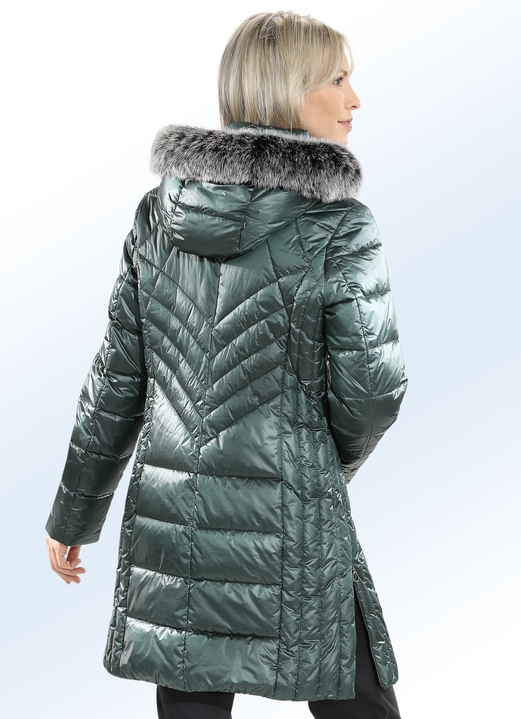 Jacken, Mäntel, Blazer - Kurzmantel mit Längssteppung Ansicht 3 Jacken, Mäntel, Blazer - Kurzmantel mit Längssteppung, in Größe 036 bis 052, in Farbe NAVY Ansicht 3