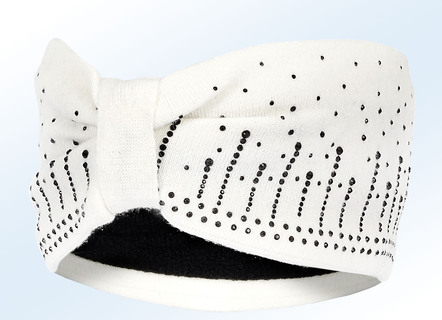 Elegantes Stirnband mit Glitzer-Applikation