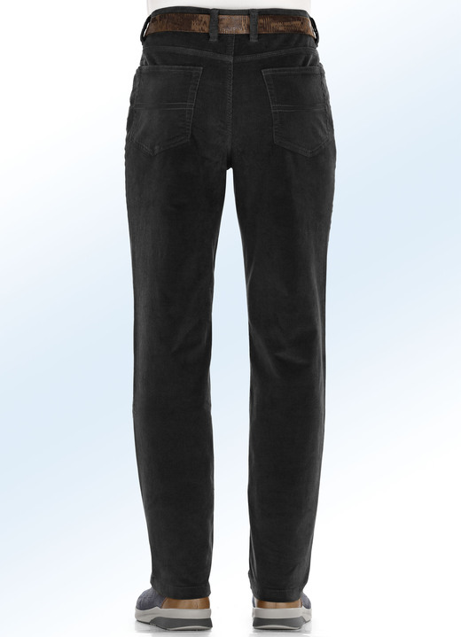 Hosen - Cordhose in 4 Farben, in Größe 024 bis 062, in Farbe SCHWARZ Ansicht 1