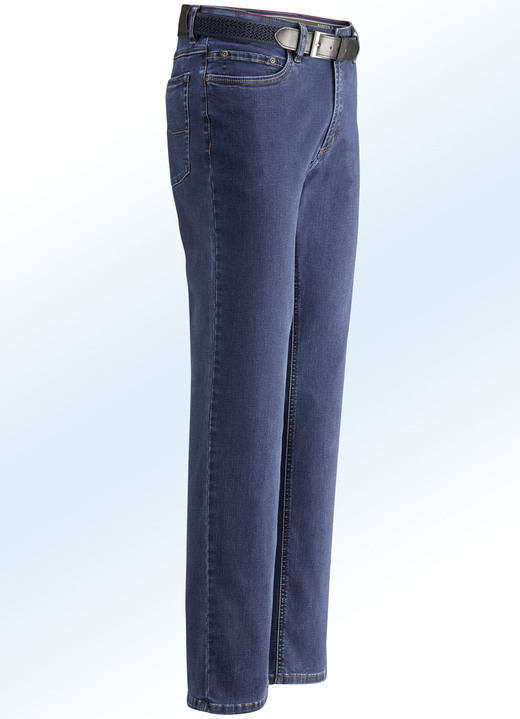 Hosen - Superstretch-Jeans von „Suprax“ in 4 Farben, in Größe 024 bis 060, in Farbe JEANSBLAU Ansicht 5