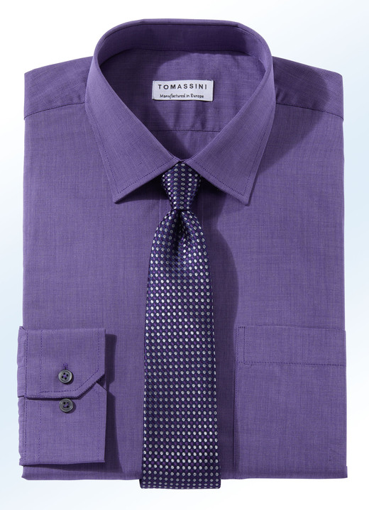 Hemden, Pullover & Shirts - Bügelleichtes Hemd in 6 Farben , in Größe 038 bis 048, in Farbe ANTHRAZIT Ansicht 3