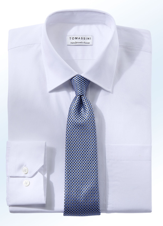 Hemden, Pullover & Shirts - Bügelleichtes Hemd in 6 Farben , in Größe 038 bis 048, in Farbe ANTHRAZIT Ansicht 5