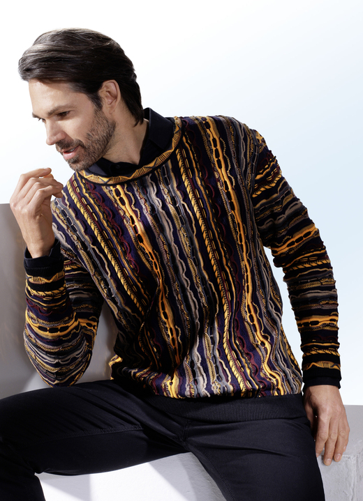 Hemden, Pullover & Shirts - Aufwendig gearbeiteter Pullover , in Größe 044 bis 060, in Farbe BUNT