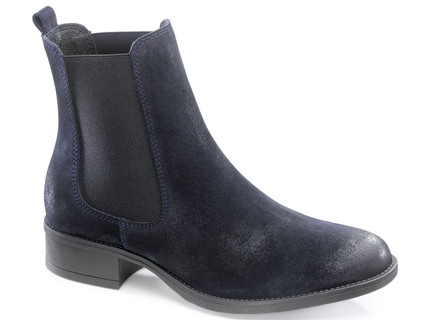 Stiefeletten mit seitlichem Elastikeinsatz