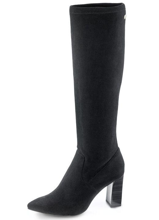 - Caprice Stiefel in Schlupfform, in Größe 3 1/2 bis 8, in Farbe SCHWARZ