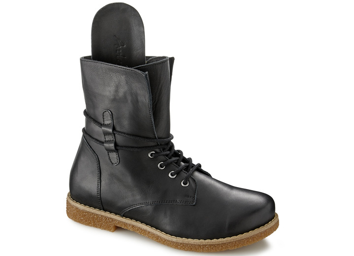 Stiefel & Stiefeletten - Andrea Conti Schnür-Stiefelette aus weichem Nappaleder, in Größe 036 bis 042, in Farbe BORDEAUX Ansicht 6