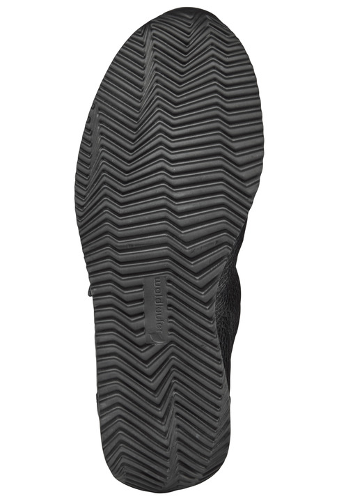 Komfortschuhe - Waldläufer, leichte Damen-Sneaker, Weite H, mit herausnehmbarem Fußbett, in Größe 3 1/2 bis 8, in Farbe SCHWARZ Ansicht 4