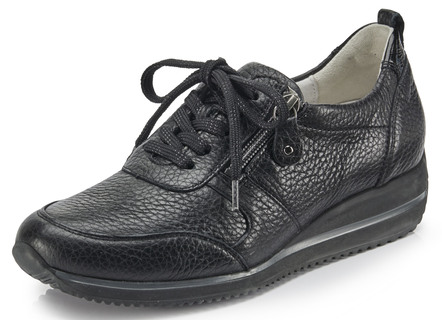 Waldläufer Schnürschuh mit praktischem Reißverschluss