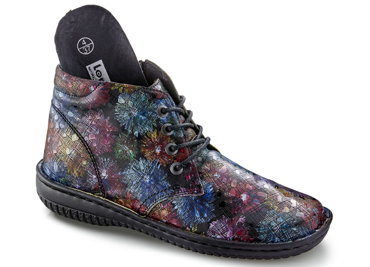 Komfortschuhe - ELENA EDEN, schicke Damen-Boots, Weite G, mit herausnehmbarem Fußbett, in Größe 036 bis 042, in Farbe SCHWARZ Ansicht 4