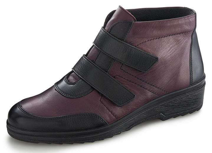 - Stiefelette mit Klettverschluss, in Größe 3 1/2 bis 8, in Farbe CHIANTI-SCHWARZ