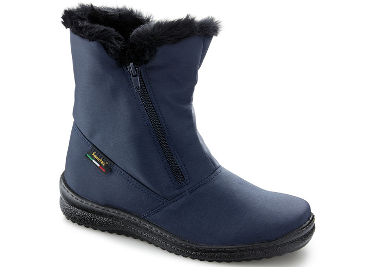 Stiefel & Stiefeletten - ELENA EDEN, atmungsaktive Damen-Stiefeletten, Winterschuhe, Weite G, mit Reißverschluss, in Größe 036 bis 042, in Farbe SCHWARZ Ansicht 4