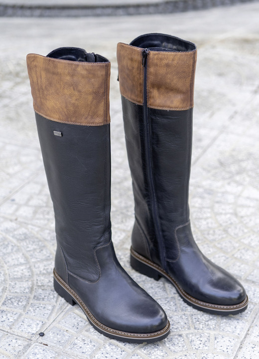 Komfortschuhe - Remonte, gefütterte Damen-Stiefel, Winterschuhe, Weite G, mit Reißverschluss, in Größe 036 bis 042, in Farbe MARONE-MOKKA Ansicht 16