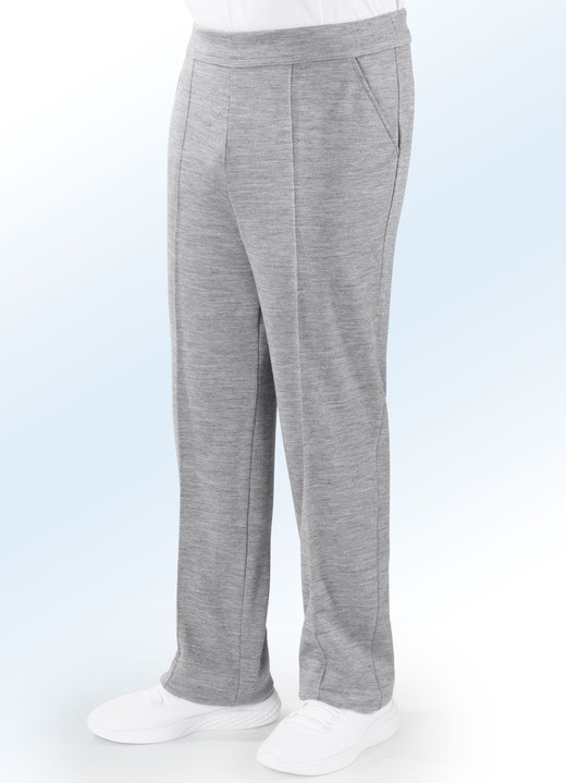 Sport- & Freizeitmode - „Athlet“-Kurhose in 7 Farben, in Größe 023 bis 062, in Farbe ANTHRAZIT-MELIERT Ansicht 13