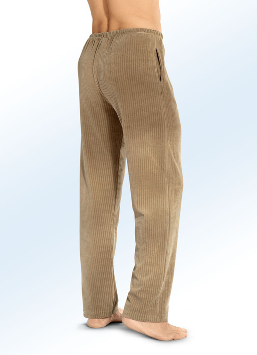 Freizeitmode & Bademäntel - Hose mit bequemem Dehnbund rundum in 2 Farben Ansicht 3 Freizeitmode & Bademäntel - Hose mit bequemem Dehnbund rundum in 2 Farben, in Größe 024 bis 062, in Farbe MARINE Ansicht 3