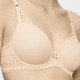 Bügel-BH - Triumph-Aura Spotlight Bügel-BH mit Elastikspitze, in Größe 070 bis 090, in Cup A, in Farbe PISTAZIE – Farbe CREME – Ansicht 3
