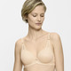 Bügel-BH - Triumph-Aura Spotlight Bügel-BH mit Elastikspitze, in Größe 070 bis 090, in Cup A, in Farbe PISTAZIE – Farbe CREME – Ansicht 1