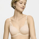 Bügel-BH - Triumph-Aura Spotlight Bügel-BH mit Elastikspitze, in Größe 070 bis 090, in Cup A, in Farbe PISTAZIE – Farbe CREME – Ansicht 2