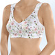 Soft-BH - BH mit Floraldessin, in Größe 080 bis 110, in Cup B, in Farbe WEISS-BUNT – Farbe WEISS-BUNT – Ansicht 1