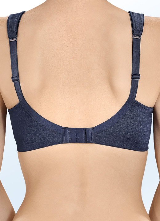 Soft-BH - Speidel Zweierpack BH mit doppelt vorgeformten Cups, in Größe 080 bis 105, in Cup B, in Farbe 1X SILBERGRAU, 1X SCHWARZ Ansicht 6