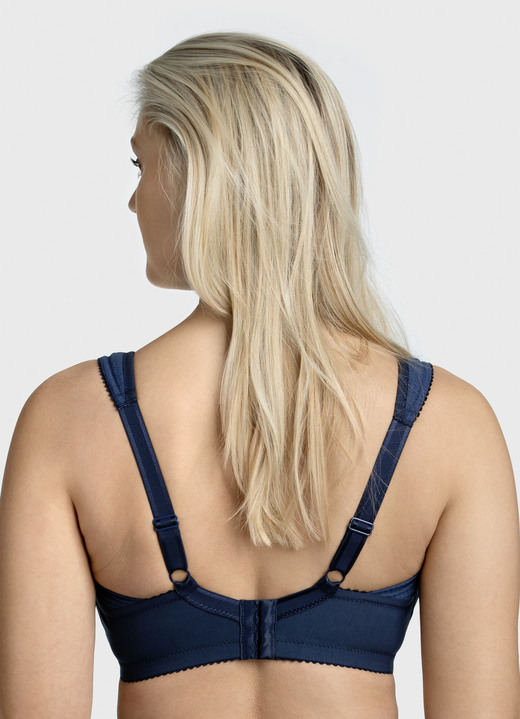 Soft-BH - Miss Mary BH mit strukturierten Einsätzen, in Größe 075 bis 115, in Cup G, in Farbe MARINE Ansicht 3