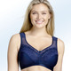 Soft-BH - Miss Mary-BH mit Elastiktüll – Farbe MARINE Soft-BH - Miss Mary-BH mit Elastiktüll, in Größe 075 bis 110, in Cup G, in Farbe WEISS