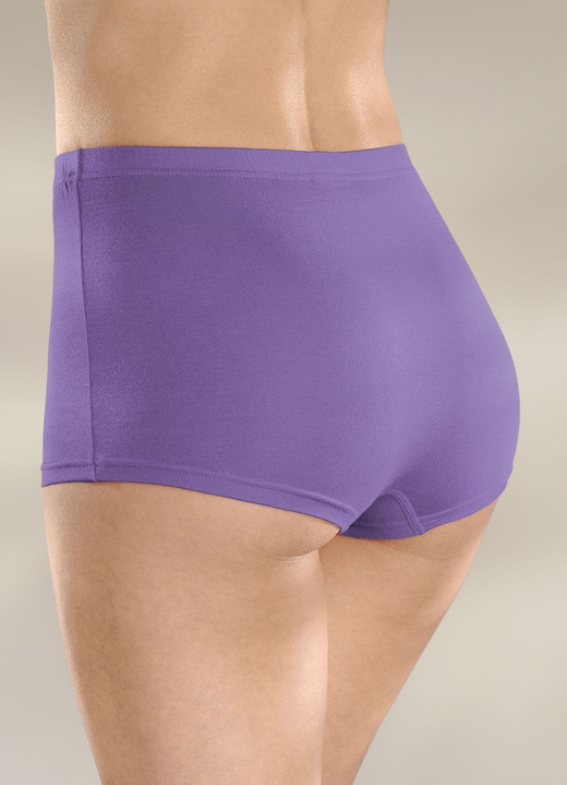 Slips - Viererpack Pants mit Gummizug im Bund, in Größe 036 bis 050, in Farbe 2X WEISS, 2X SCHWARZ Ansicht 7