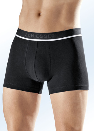 Schiesser Dreierpack Pants mit Elastikbund