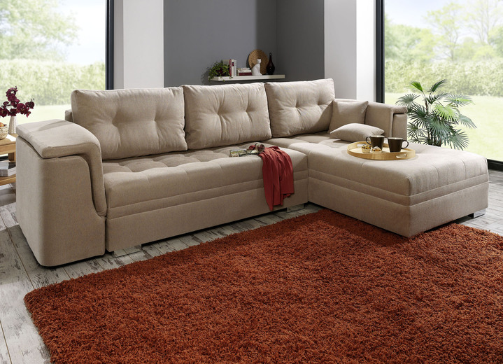Funktions-Polstermöbel - Moderne Polsterecke , in Farbe BEIGE Ansicht 1