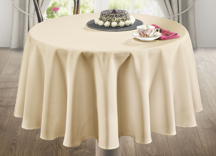 Tischdecken - Tisch- und Raumdekoration mit Fleckenschutz-Ausrüstung, in Größe 146 (Läufer, 40/ 150 cm) bis 404 (Kissenbezug, 40/ 40 cm), in Farbe WEISS Ansicht 22