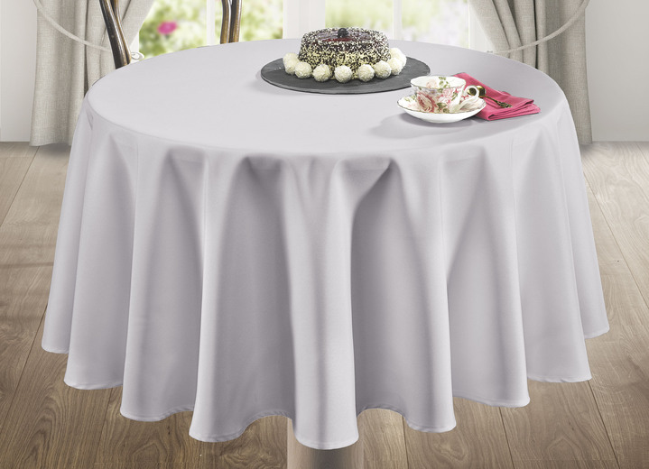 Tischdecken - Tisch- und Raumdekoration mit Fleckenschutz-Ausrüstung, in Größe 146 (Läufer, 40/ 150 cm) bis 404 (Kissenbezug, 40/ 40 cm), in Farbe WEISS Ansicht 23