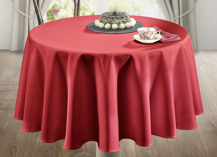 Tischdecken - Tisch- und Raumdekoration mit Fleckenschutz-Ausrüstung, in Größe 146 (Läufer, 40/ 150 cm) bis 404 (Kissenbezug, 40/ 40 cm), in Farbe WEISS Ansicht 25