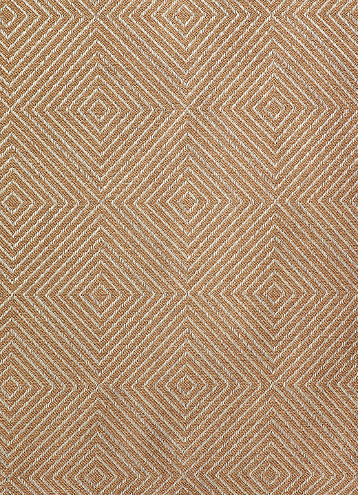 - Hochwertige, jacquard-gewebte Kissenbezüge, in Größe 105 (Kissenbezug, 40x40 cm) bis 110 (Kissenbezug, 50x50 cm), in Farbe ORANGE, in Ausführung Raute groß Ansicht 2