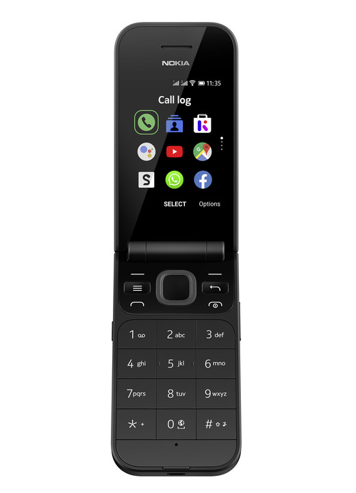 Smartphones & Telefone - Nokia 2720 Flip Großtasten-Klapphandy, in Farbe SCHWARZ Ansicht 1