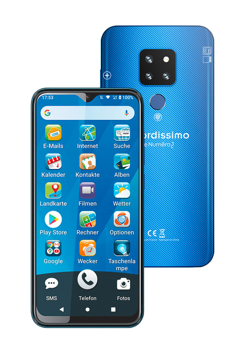 Smartphones & Telefone - Ordissimo Smartphone LeNuméro, in Farbe SCHWARZ, in Ausführung Smartphone LeNuméro2