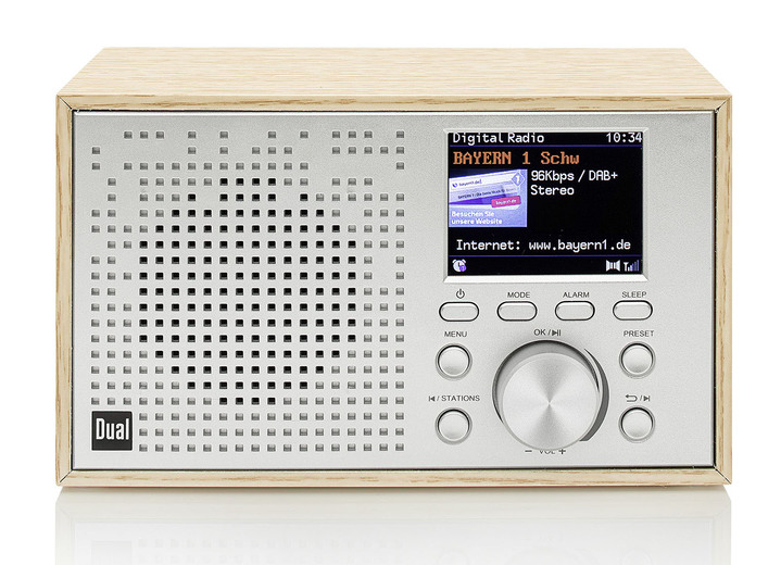- Dual DCR-100 Digitalradio im Holzdesign, in Farbe HOLZFARBEN Ansicht 3