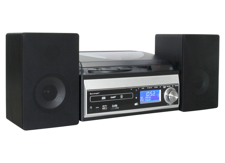 - Soundmaster MCD1820SW Stereoanlage, in Farbe SCHWARZ Ansicht 4