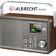 - Albrecht DR860 bedienerfreundliches DAB+ Radio – Farbe BRAUN – Ansicht 1 - Albrecht DR860 bedienerfreundliches DAB+ Radio, in Farbe BRAUN – Farbe BRAUN – Ansicht 1