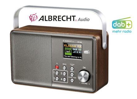 Albrecht DR860 bedienerfreundliches DAB+ Radio
