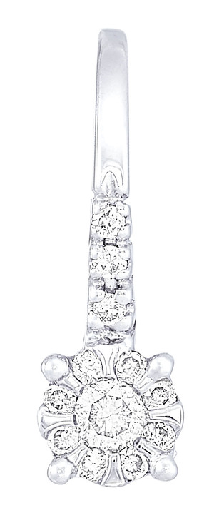 mit Diamanten - Exquisite Ohrringe mit 24 Brillanten, in Farbe  Ansicht 2