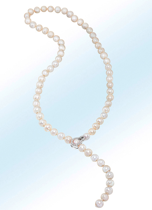 - Wundervolle Y-Collier mit Süßwasser-Zuchtperlen, in Farbe  Ansicht 2