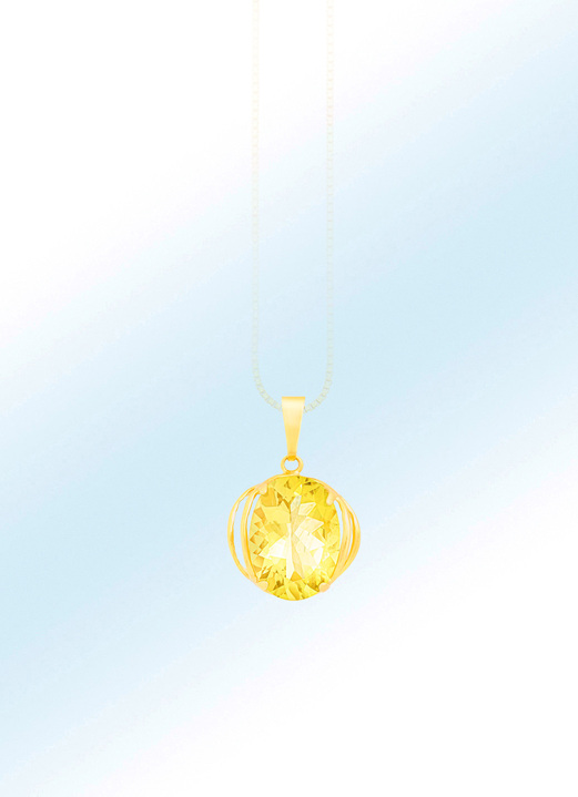 Anhänger - Attraktive Anhänger mit Lemonquarz, in Farbe