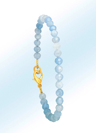 Armband mit Aquamarin