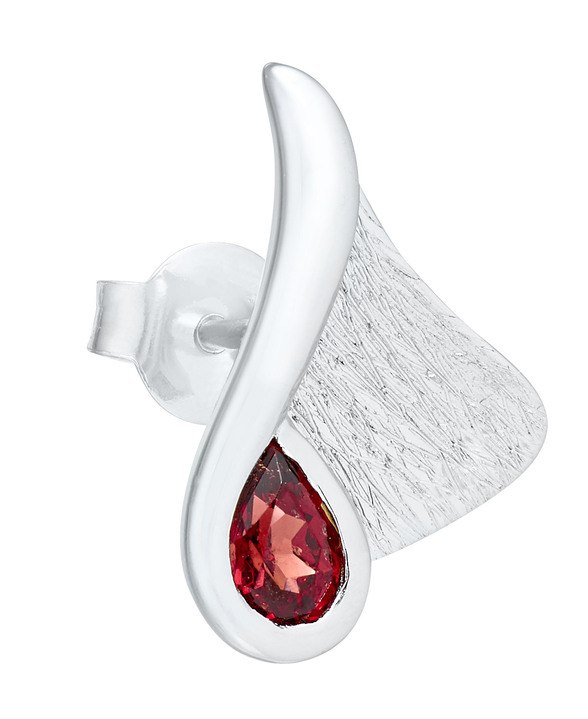 Ohrschmuck - Ohrstecker mit Granat Ansicht 2 Ohrschmuck - Ohrstecker mit Granat, in Farbe  Ansicht 2
