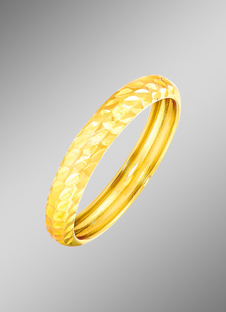 Feiner Damenring mit Diamantierung